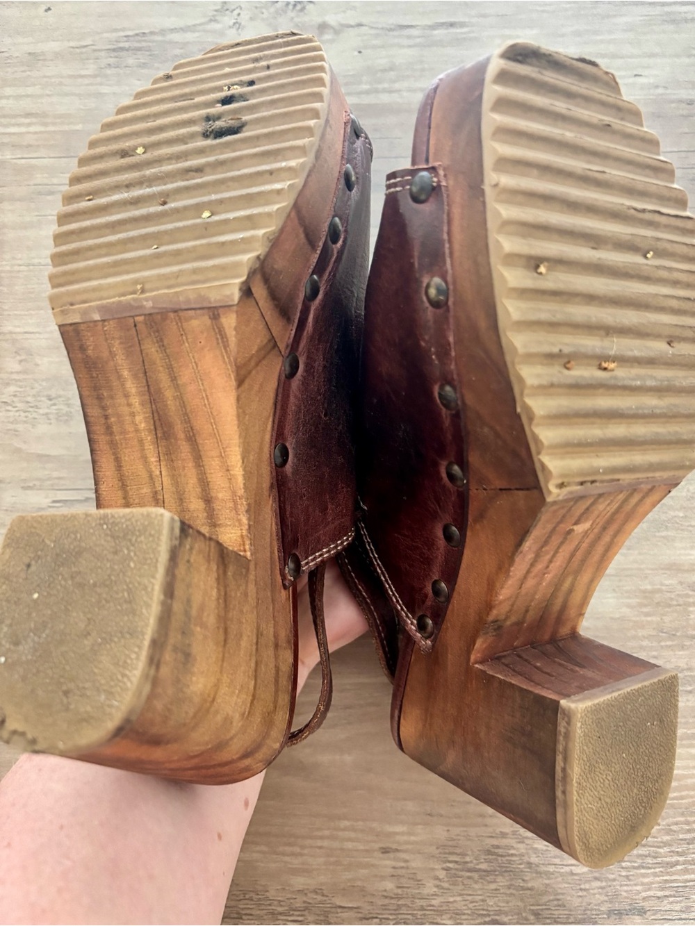 Women’s Bed Stu Marie Brown Leather Mules In Teak - Picture 16 of 16